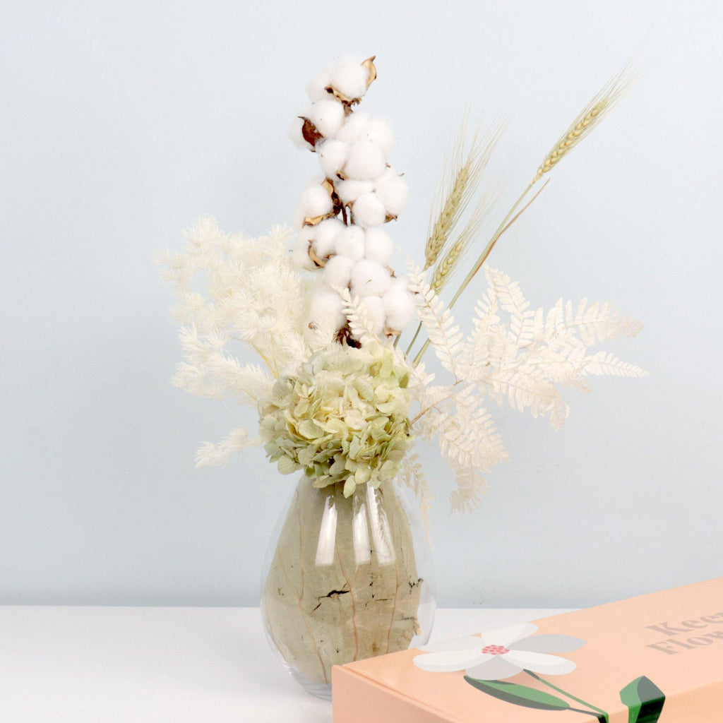 Snow Flower DIY Kit | Bouquet of Dried Flowers