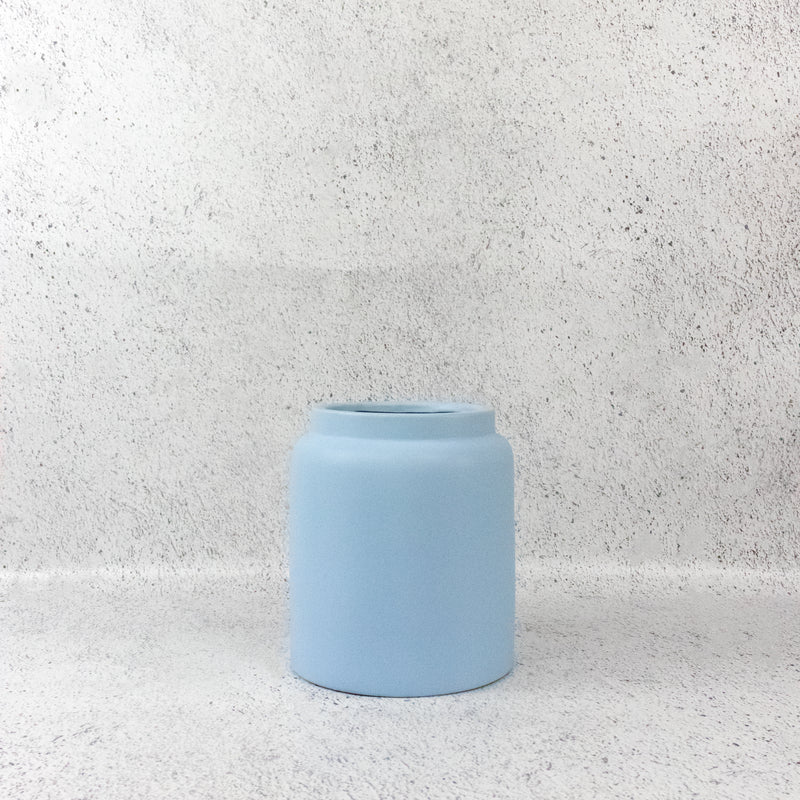 Ceramic Vase: Soft Blue