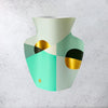 Mini Paper Vase Sienna Mint